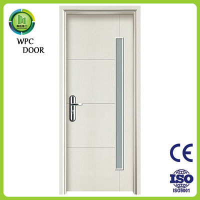 Un buen precio. Puerta de vidrio WPC Puerta hueca compuesta duradera con resistencia a la humedad y a la putrefacción Ideal para interiores residenciales y comerciales en línea