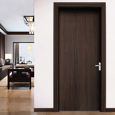 Un buen precio. La puerta del panel de madera sólida del arreglo para requisitos particulares, WPC limpia puertas interiores del patio con un chorro de agua en línea