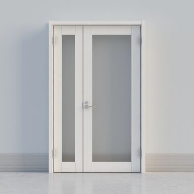 Un buen precio. Puerta de vidrio WPC duradera con panel compuesto hueco para interiores residenciales y comerciales, resistente a la humedad y al moho en línea
