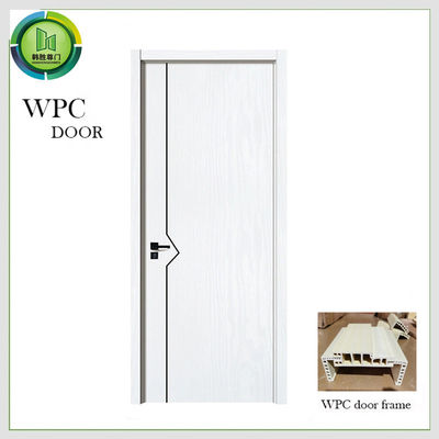 Un buen precio. Puerta sólida clasificada de la base del fuego de Upvc, uso de madera llano del hotel de la puerta de WPC en línea