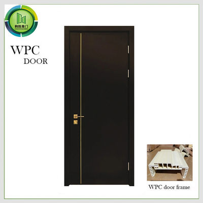 Un buen precio. Puertas de madera interiores libres del dormitorio del chalet de la anchura de la puerta 800m m del formaldehído WPC en línea