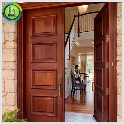 Un buen precio. Uso insonoro de madera sólido modificado para requisitos particulares del hotel del interior de las puertas dobles de WPC en línea