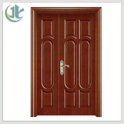 Un buen precio. Puertas compuestas del doble casero del estilo WPC, puertas dobles insonoras desiguales en línea