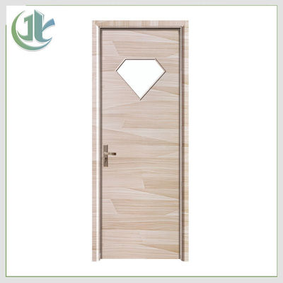 Un buen precio. Acabamiento superficial de cristal modificado para requisitos particulares del PVC Laminted de la puerta de WPC para el cuarto de baño en línea