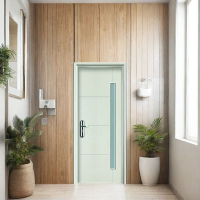 Un buen precio. Puerta de vidrio WPC duradera con paneles compuestos huecos para un mejor aislamiento térmico y resistencia a la humedad y la putrefacción en línea