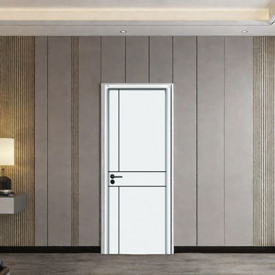 Un buen precio. Pintura insonorizada resistente a la humedad Puerta hueca WPC con tamaños personalizables para interiores modernos en línea