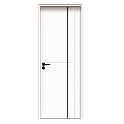 Un buen precio. Puerta hueca de WPC laminada en PVC de 45 mm de espesor con aislamiento acústico de 30 dB para interiores modernos en línea