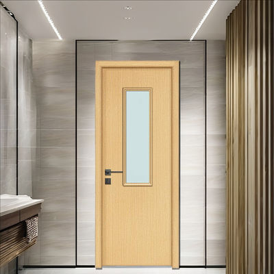 Un buen precio. Puerta de vidrio WPC duradera con diseño de compuesto hueco resistente a la humedad, la humedad y la pudrición ideal para espacios interiores modernos en línea