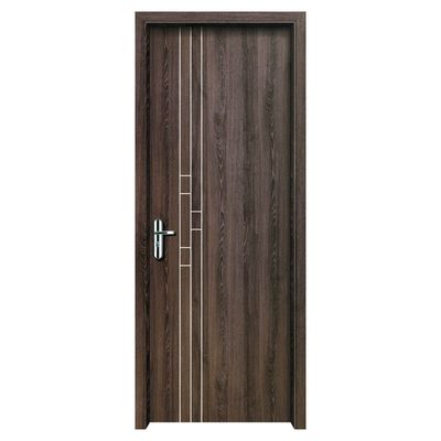 Puerta interior de WPC duradera con aislamiento térmico insonorizado y características de bajo mantenimiento para espacios comerciales modernos
