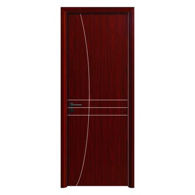 Un buen precio. Puerta interior moderna de WPC y puerta hueca compuesta con fácil instalación Tamaño estándar 2100*800*45mm y espesor 35/45mm en línea