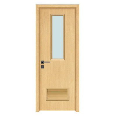 Un buen precio. Puerta de vidrio WPC de energía construida con paneles compuestos huecos para una resistencia superior a la humedad y un interior a largo plazo en línea