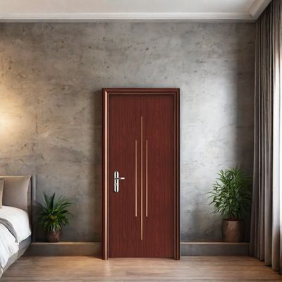 Puerta hueca WPC insonorizada resistente a la humedad y a las termitas para uso interior