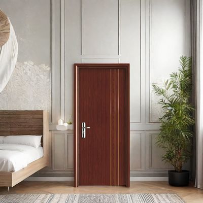 Puerta hueca WPC duradera con 45 mm de grosor, aislamiento acústico de 30 dB y a prueba de termitas para uso interior