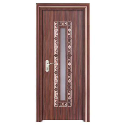 Puerta de vidrio WPC moderna con 200000 juegos por año Capacidad de producción y ancho de 600 mm para espacios ecológicos