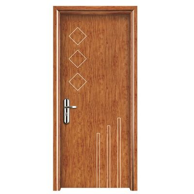 Puerta hueca WPC resistente a la humedad con aislamiento acústico Bajo mantenimiento y superficies personalizables Ideal para interiores