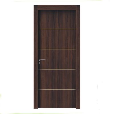 Puerta hueca compuesta de WPC diseñada para aplicaciones interiores que ofrece aislamiento térmico energético y propiedades resistentes a la humedad