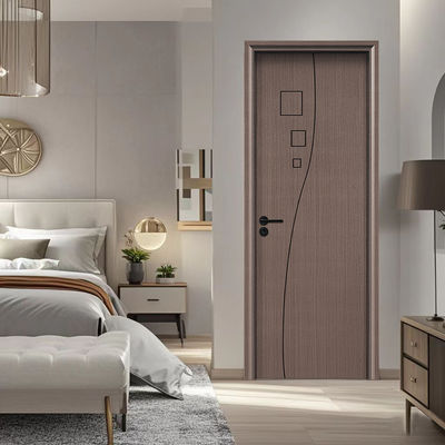 Un buen precio. Puerta interior WPC resistente a la humedad, puerta hueca compuesta duradera, insonorizada y aislante del calor para espacios interiores residenciales y comerciales en línea