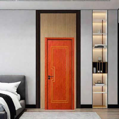 Un buen precio. Puerta interior WPC de nuevo diseño 2025 para espacios modernos y ecológicos. Mayor resistencia y estabilidad en comparación con las puertas de madera tradicionales. Resistente a la humedad y la putrefacción. en línea