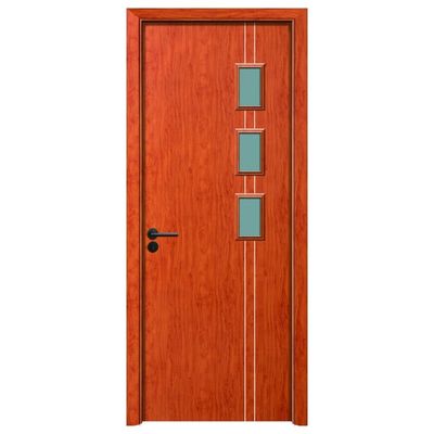Un buen precio. Puerta de vidrio WPC ecológica diseñada para el interior con aislamiento térmico, resistencia a la pudrición y acabados de superficie personalizables en línea