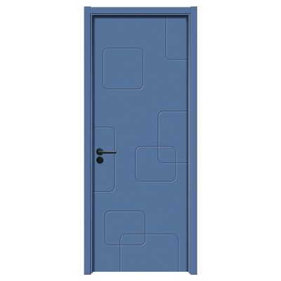 Puerta hueca de WPC de alta durabilidad con humedad y resistencia al fuego diseñada para espacios residenciales y comerciales interiores