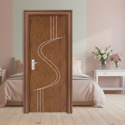 Un buen precio. Puerta interior WPC aislada térmicamente e insonorizada con marco compuesto hueco resistente a la humedad para uso residencial y comercial en línea