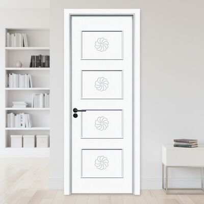 Un buen precio. Ventas directas de fábrica Puerta interior WPC elegante y sostenible con insonorización y sin mantenimiento en línea