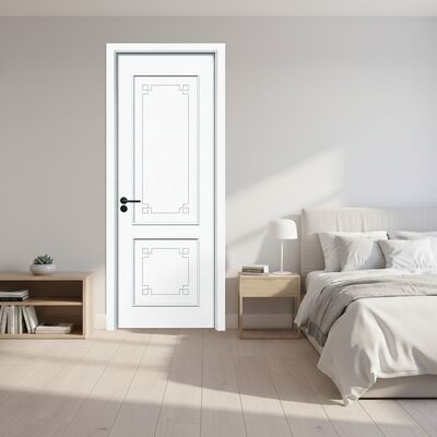 Un buen precio. Puerta WPC resistente a la humedad y de bajo mantenimiento, puerta hueca diseñada para interiores modernos con opciones de superficie personalizables en línea