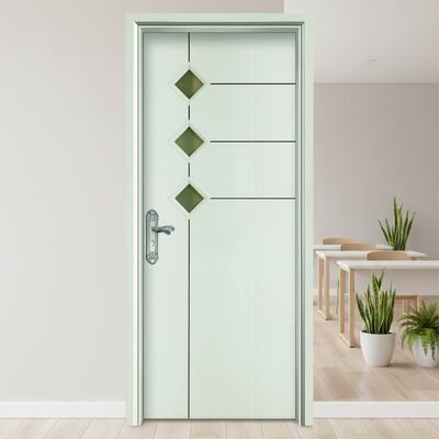 Puerta hueca de WPC compuesta duradera con resistencia superior y cualidades a prueba de moho adecuada para uso residencial y comercial