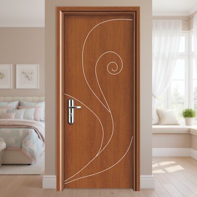 Un buen precio. Puerta interior de WPC durable Puerta compuesta hueca con resistencia superior a la humedad y aislamiento térmico de energía en línea