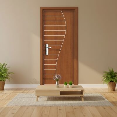 Diseño de compuestos huecos de puertas interiores de WPC que proporcionan resistencia a la humedad y resistencia superior para aplicaciones interiores modernas