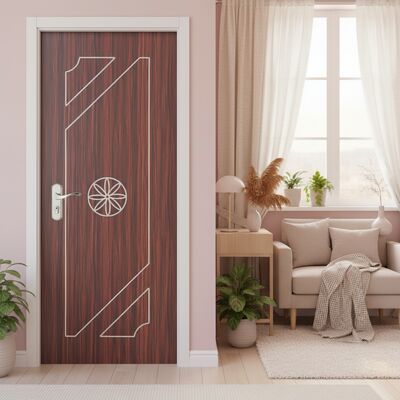 Un buen precio. Puerta interior WPC resistente a la humedad Puerta compuesta hueca con aislamiento térmico para interiores residenciales y comerciales en línea