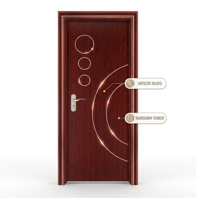 Un buen precio. Puerta interior con bisagras con WPC Moderno estilo de moda simple diseñado para satisfacer las demandas de los diseños arquitectónicos modernos en línea