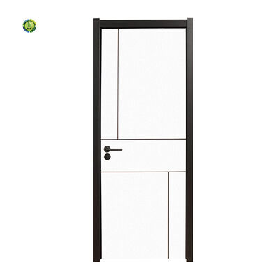 Un buen precio. Puerta de 35 mm de espesor, puerta interior de WPC, estilo moderno, diseño simple, ideal para interiores residenciales y de oficinas en línea