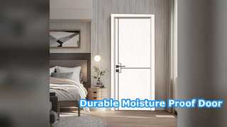 Interior duradero resistente a la humedad de la puerta hueca de WPC