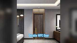 Puerta hueca de WPC Fuerte resistente a la humedad Bajo mantenimiento