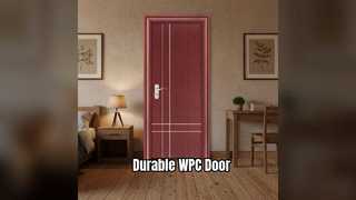 Puerta hueca de WPC: duradera a prueba de humedad e insonorizada