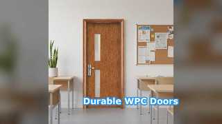 Puertas interiores duraderas de WPC para hogares modernos
