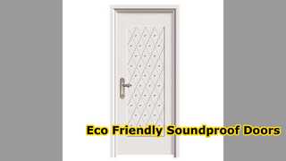 Puertas interiores duraderas de WPC, ecológicas e insonorizadas