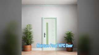 Puerta hueca de WPC a prueba de humedad e insonorizada