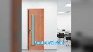 Puerta interior de WPC con aislamiento térmico insonorizado