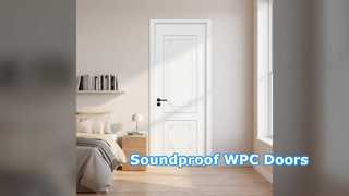 Puertas interiores de WPC con aislamiento térmico insonorizadas
