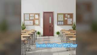 Durable a prueba de moho de termitas de puerta hueca de WPC