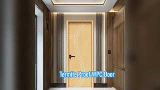 Mantenimiento bajo de la prueba del molde de la termita de la puerta hueca de WPC