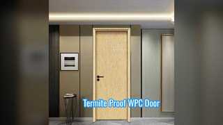 Mantenimiento bajo de la prueba de moldeo de la prueba de las termitas de la puerta hueca de WPC