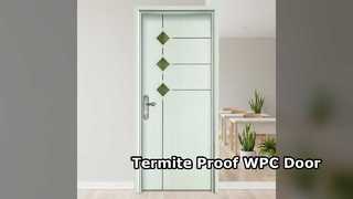 Puerta de vidrio WPC A prueba de termitas Insonorizada Eficiente energéticamente